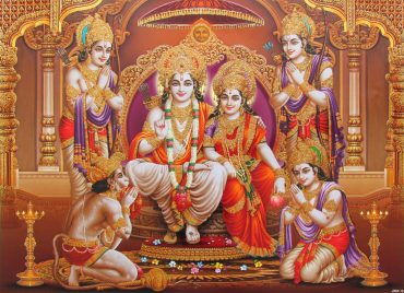 Ram Seeta Lakshman Bharat Shatrudhan and Hanuman Ji