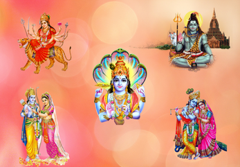 maa durga- shiv-vishnu-ram-seeta-radha krishna-image